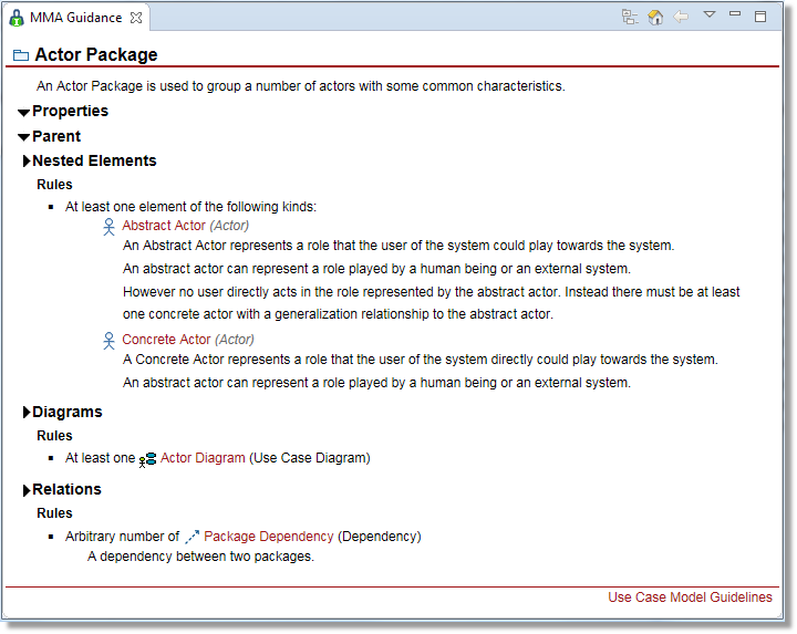 Guidance View example